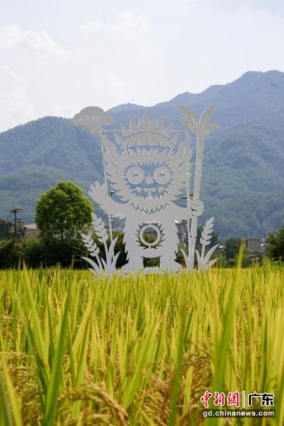 广东蕉岭大地艺术季的LOGO和吉祥物Jolele。 主办方供图